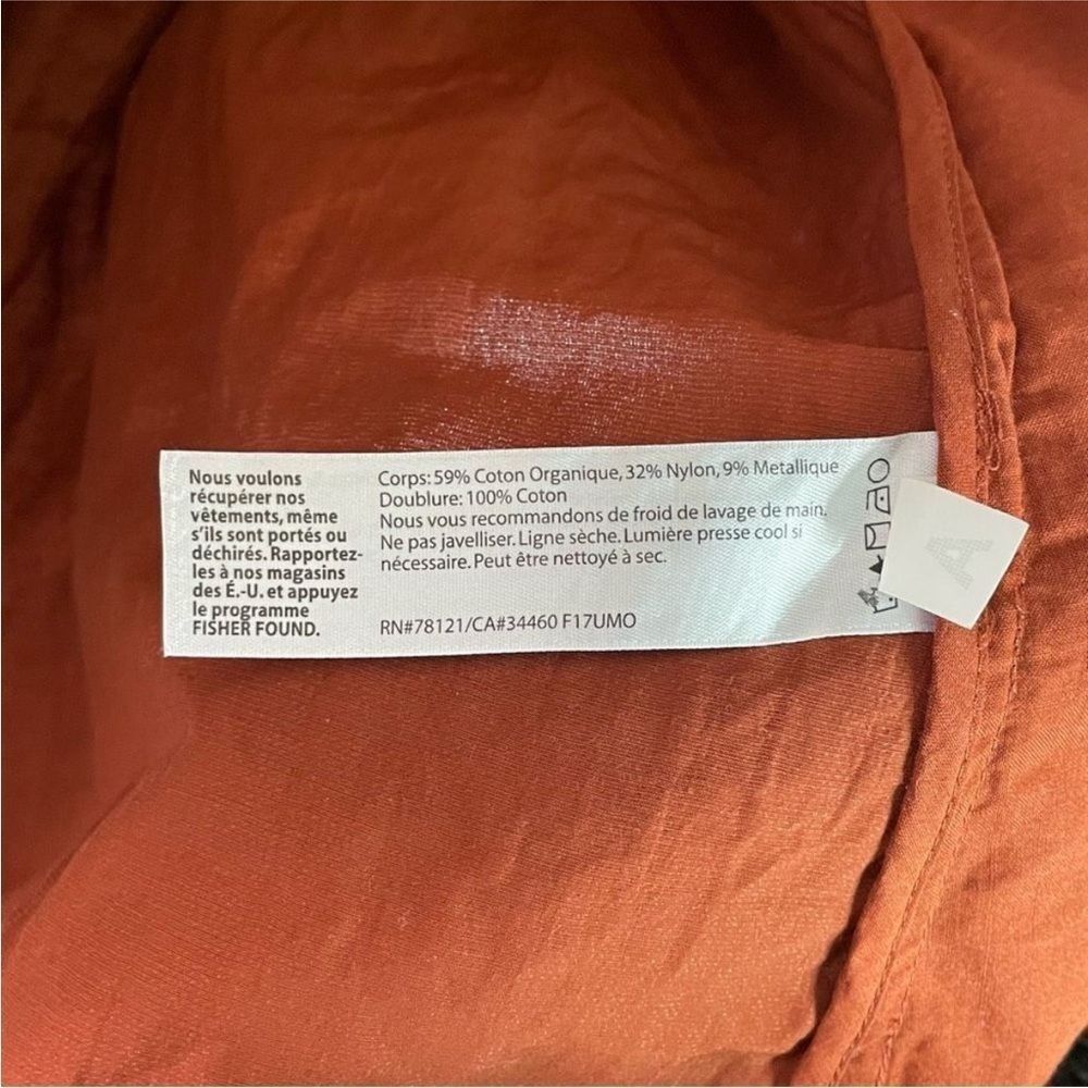 Eileen Fisher Rumpled Organic Cotton Blend Jacket Medium - Picture 6 of 6